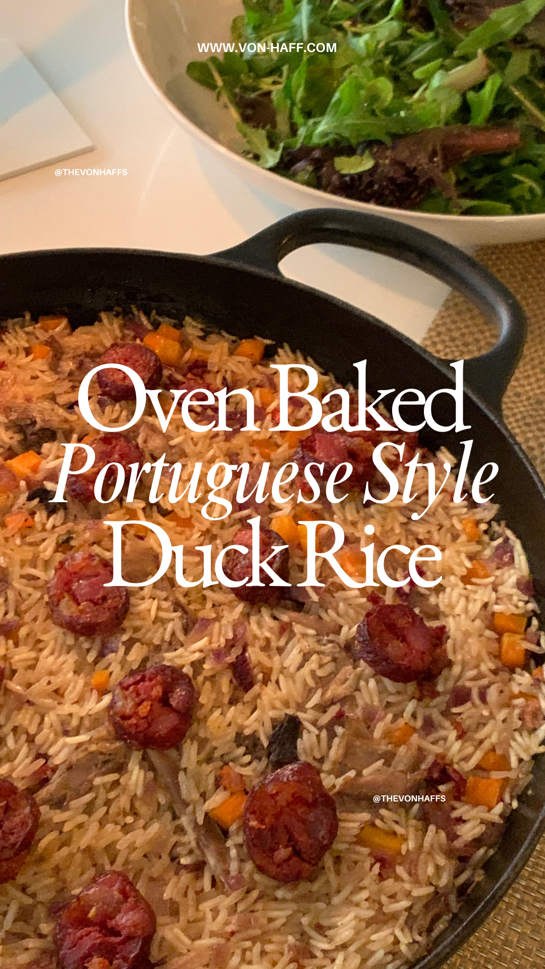 Food | Portuguese Oven Baked Duck Rice (Arroz de Pato)